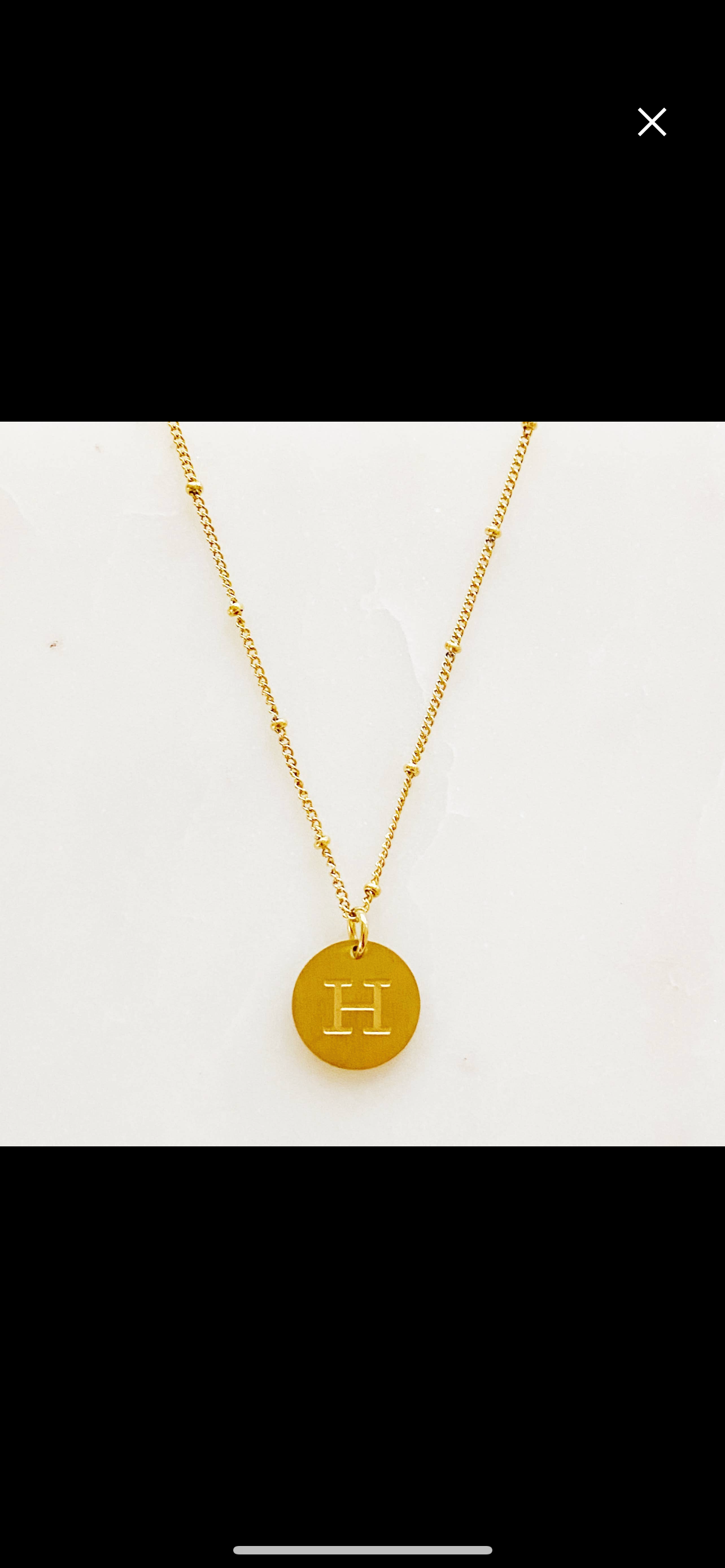 Initial Charm Necklace
