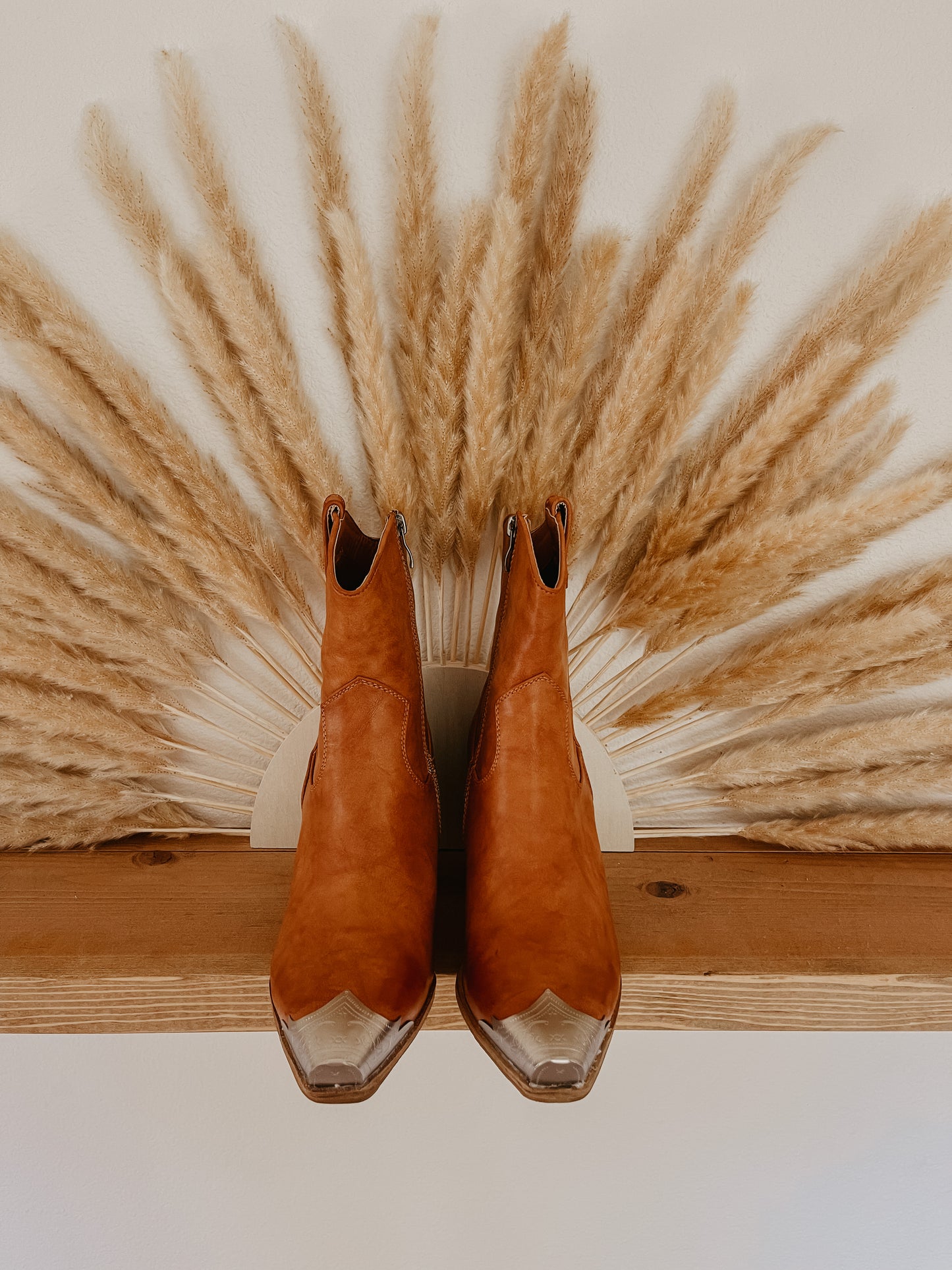 Dakota Western Boots in Cognac - FINAL SALE