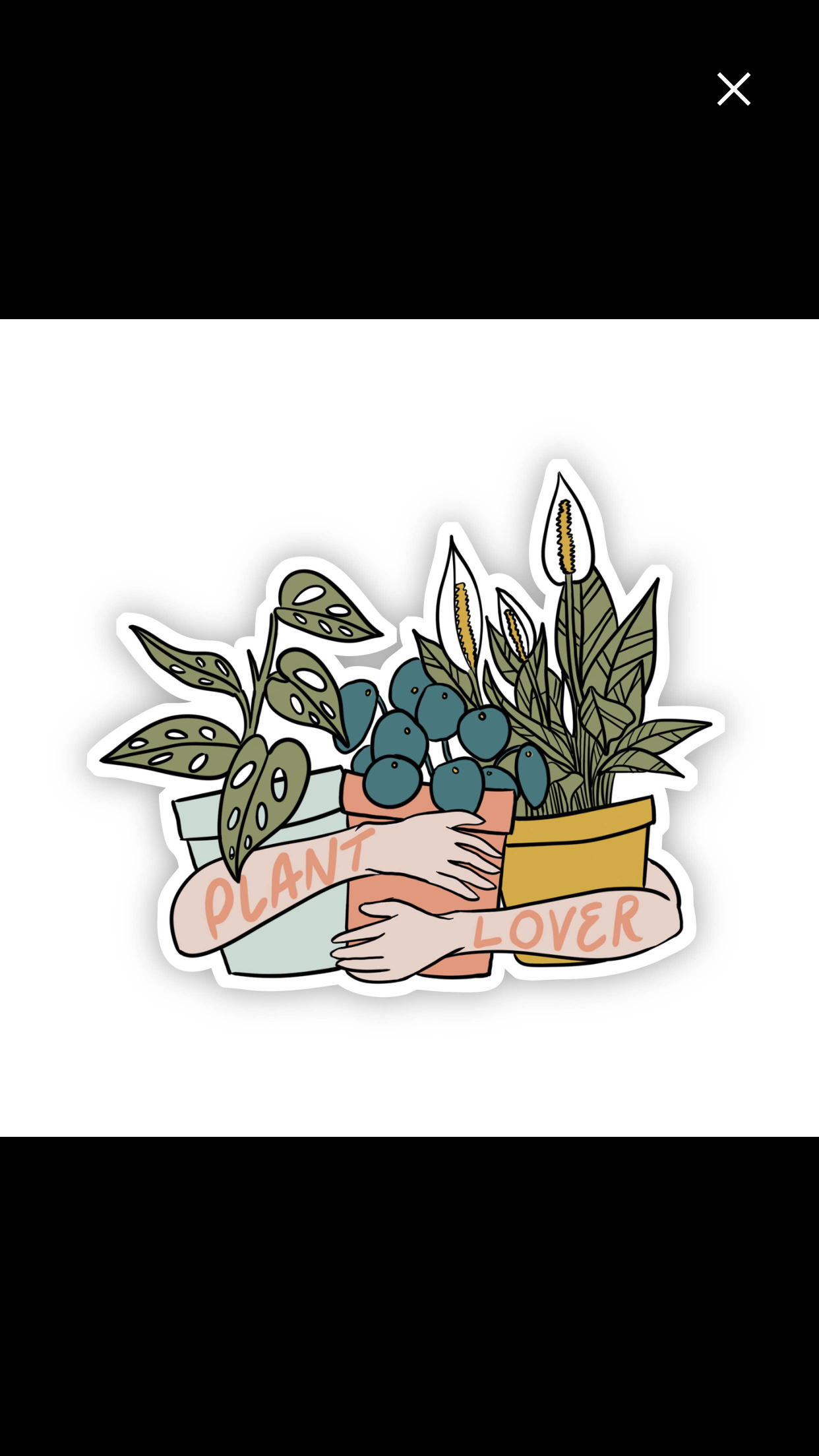 Plant Lover Vinyl Sticker