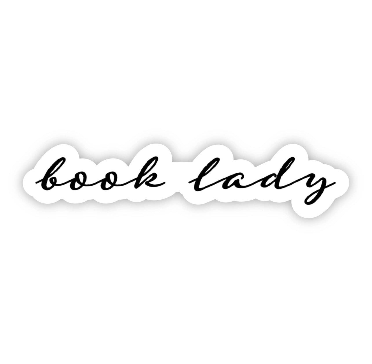 Book Lady Sticker